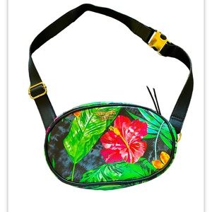 Victoria's Secret Tropic Floral Oval City Belt Bag Fanny Pack
